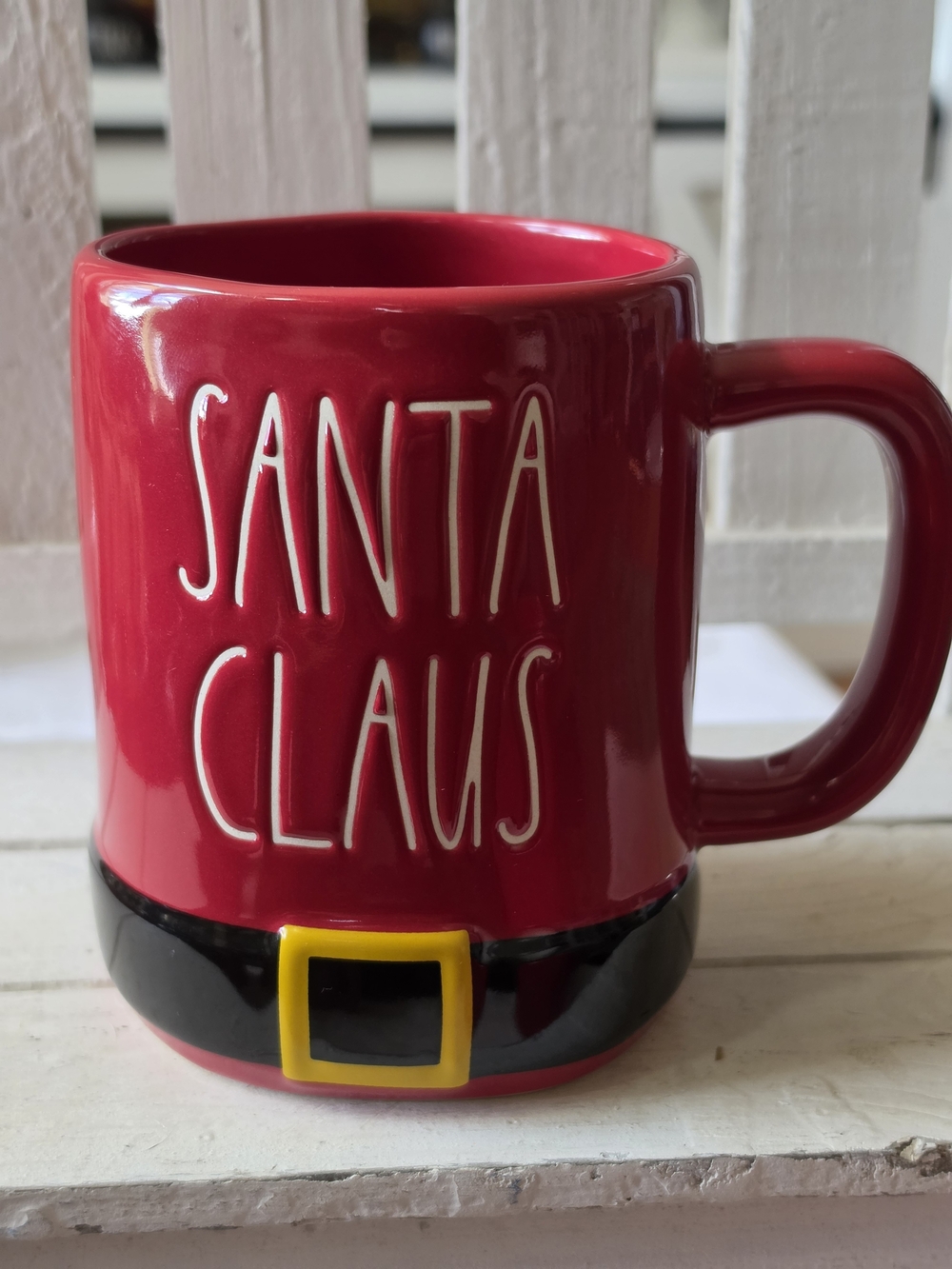 Rae Dunn Santa Claus Red Mug